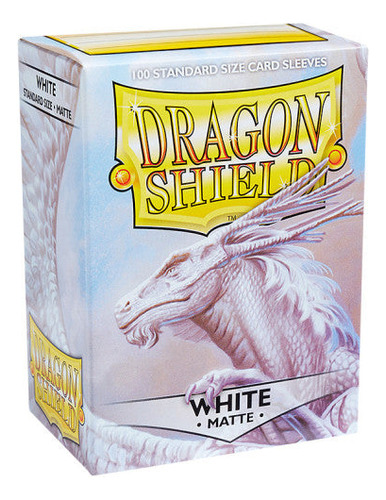 Dragon Shield Sleeves Standard Color White Matte (x100)