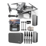 Drone Com Sensor De Obstc 2 Bateria 4 Helices Reser. + Case 