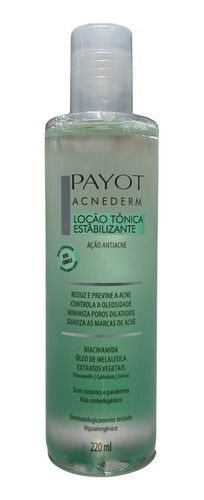 Payot Acnederm Estabilizante - Tônico Facial 220ml