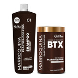 Combo Shampoo Marroquina + Btox Plastica Dos Fios + Frete