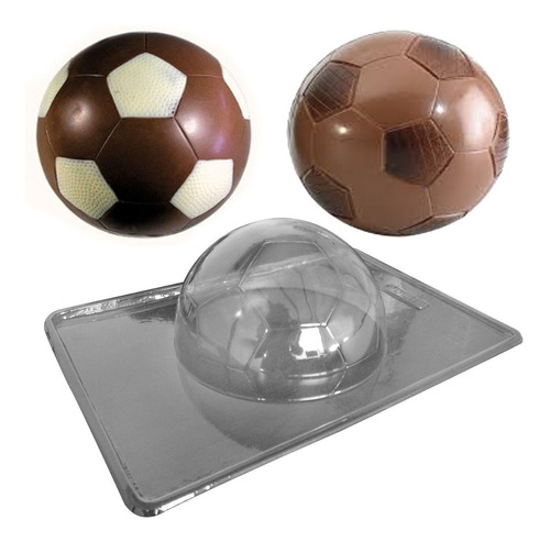 Molde Acetato Balón Futbol Grande Para Chocolates Sorpresa