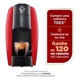 Cafeteira Espresso 3 Corações Lov Automática  127v Cor Vermelho