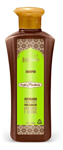 Shampoo Argan Cabellos Secos Dañados Bellissima 270 Ml