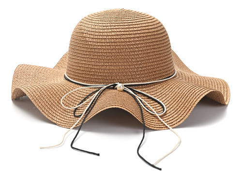 Sombrero Capelina Lazo Mujer Dama Playero