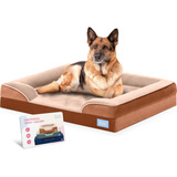 Cama Ortopédica P/ Perros Pitpet Tamaño Xl , Color Marrón