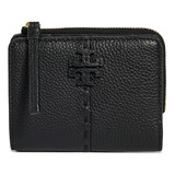 Tory Burch Mcgraw - Cartera Plegable Para Mujer, Color Negro