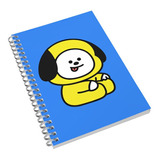 Chimmy Bt21 Musica K-pop Libreta De Dibujo Pasta Dura