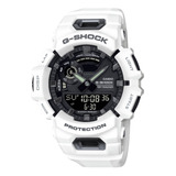 Reloj Hombre Casio G-shock Ga-2000-1a9cr Negro Con Amarillo Color De La Correa Gba-900-7acr / Blanco