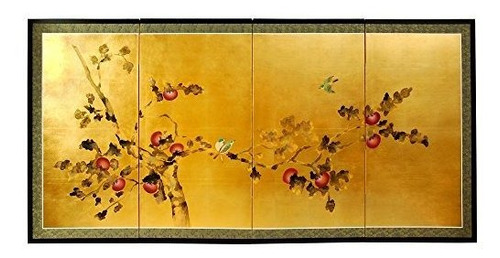 Muebles Orientales Flor De Cerezo En Pan De Oro - 36 ''