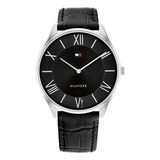 Reloj Tommy Hilfiger Becker 1710516 Hombre Acero Cuero Black