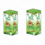 Pack 2 Cerebrum 60 Caps C/u Avena Alfalfa Lecitina De Soya