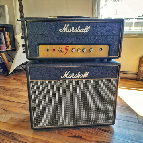 Amplificador Marshall Class 5 Cabezal Y Caja