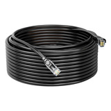 Cable Ethernet Cat6e Gigabit Negro Cable De Internet 15m