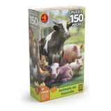 Puzzle 150 Peças Animais Da Fazenda Grow