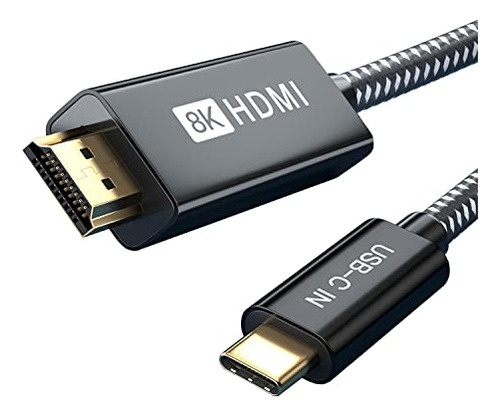 Cable Usb C A Hdmi 2.1 De Agfinest De 6.6 Pies, Usb Tipo C A