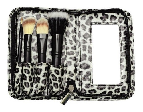 Fascino Make Up Brochas Animal Print Set X 4