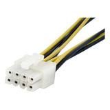 Cable Adaptador Fuente De Poder 4 A 8 Pines Eps Con Lp4 15cm