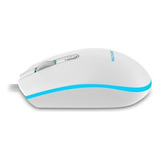 Mouse Gamer Multilaser 2400dpi Led 7 Cores Branco - Mo299