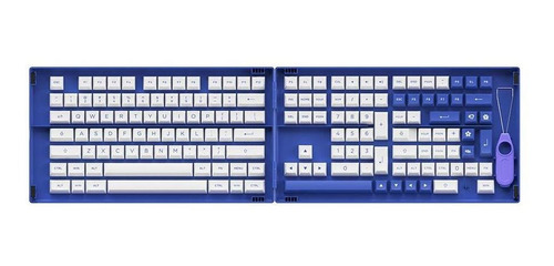 Keycaps Akko Pbt Double Shot Kit 197 Teclas Blue On White