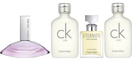 Set Perfume Calvin Klein Mini 4 Pzs For Women