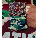 Cartera Bape Con Estampado Militar 