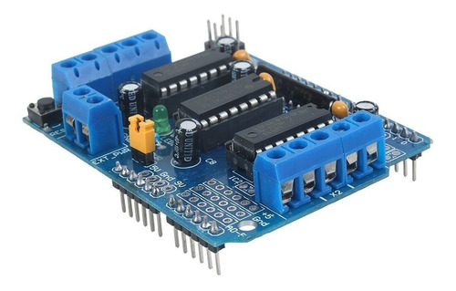 Shield L293d Módulo Puente H Para Motores Dc Servos Arduino