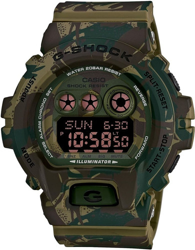 Reloj Casio G-shock Camuflado Gd-x6900mc-3jr 100% Original  