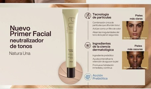 Primer  Facial Neutralizador De Tonos Natura