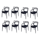 Kit 8 Cadeiras Master Allegra Allight - Várias Cores