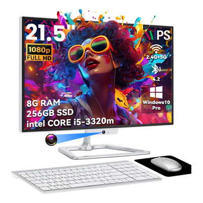 All In One Intel 8gbram 256gbssd 21.5 Fhd+teclado En Español | Envío gratis