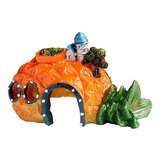 4 Acuario Hide Cave Home Fish Tank Ornament House Para El