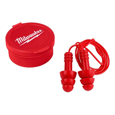 Paquete De 3 Tapones Para Oídos Milwaukee 48-73-3151 Color Rojo | MercadoLibre
