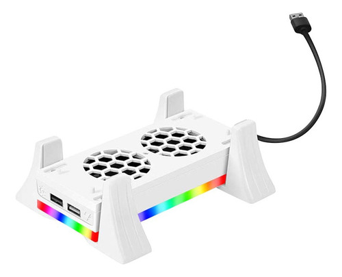 Base De Ventilador Rgb Luz Cooler Para Para Xbox Serie S