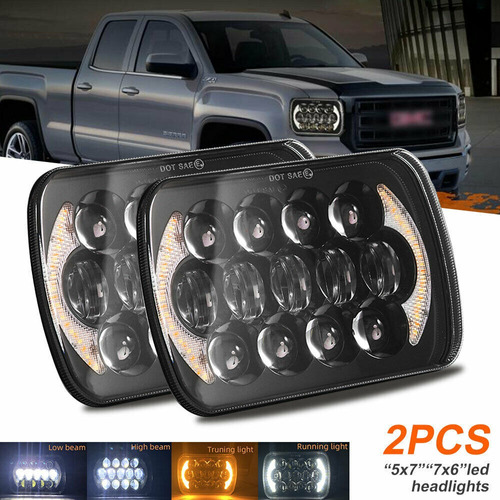 Faro Led De 5x7 «hi-lo Beam Para Toyota Pickup 1982-1995