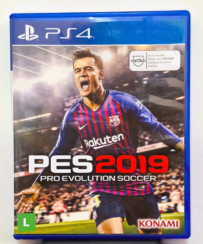 Jogo Pro Evolution Soccer 2019  Pes2019 ( Semi Novo )