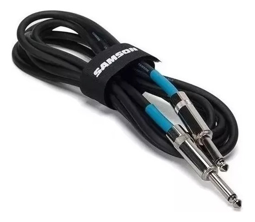 Samson Ic10 Cable Plug 3 Metros Guitarra Bajo Neutrik Color Negro