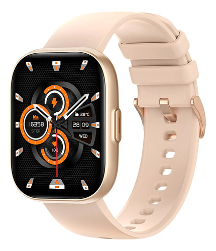 Smartwatch Colmi P68 Bt 5.2 Android Ios Tela 2.4 Pol. Gold