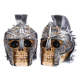 Escultura Decorativa Calavera Cráneo Gladiador
