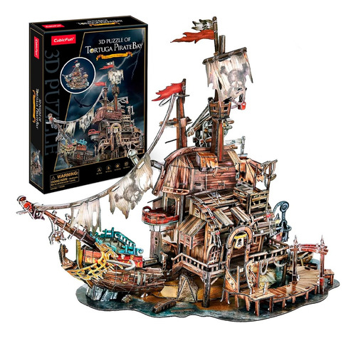 Maqueta Tortuga Pirate Bay 218pcs - Cubicfun