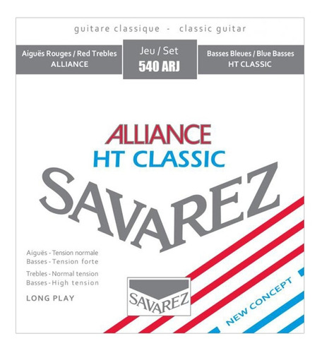 Savarez 540arj Encordado Criolla Alliance Ht Classic Mixed