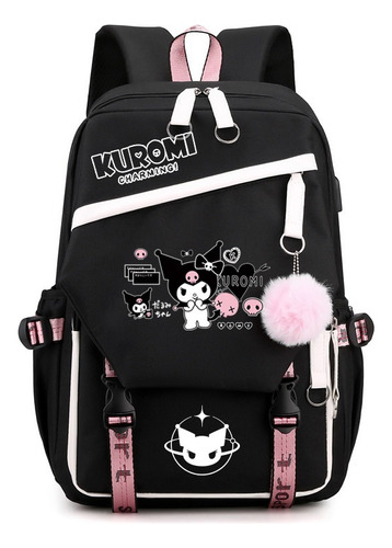 Cartoon De Niñas Kawaii Sanrip Merlot Cromy Joint Mochila