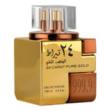 Eau De Parfum Lattafa De Oro Puro De 24 Quilates, 100 Ml, Pe