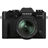 Camara Fujifilm X-t30 Ii Ois Xf 18-55 Mm Negra Sistema Af