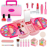 Kit De Juguete De Maquillaje Para Niños, Maquillaje Lavable