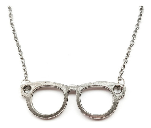 Colgante Collar Hipster Anteojos Gafas Moda Importado