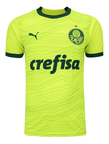 Camisa Do Palmeiras Puma Torcedor Third Verde - Limão