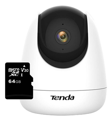 Cámara Seguridad Tenda Wifi 360 Micro Y Altavoz 1080 +sd 64g