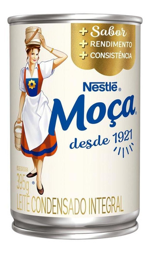 Leite Condensado Integral Moça Nestlé Lata 395g