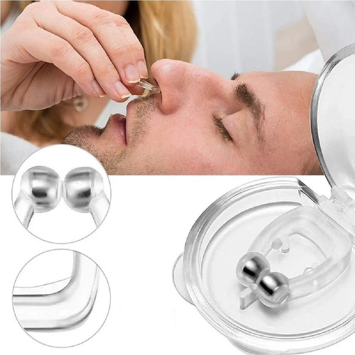 Clip Magnético Nasal Antironquidos Terapia Apnea Del Sueño