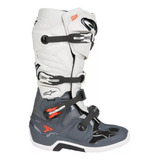 Botas Motocross Alpinestar Tech 7 Grey Dark Red Mx Atv Top R